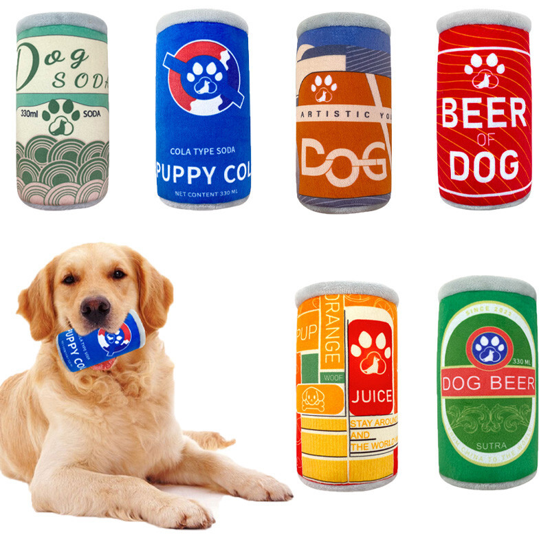 Interactive pet jar toys for small dogs to chew and play, relieving boredom