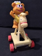 Vintage McDonald's Muppet Babies Fozzie Bear Horse 1986 Wheels Happy Meal