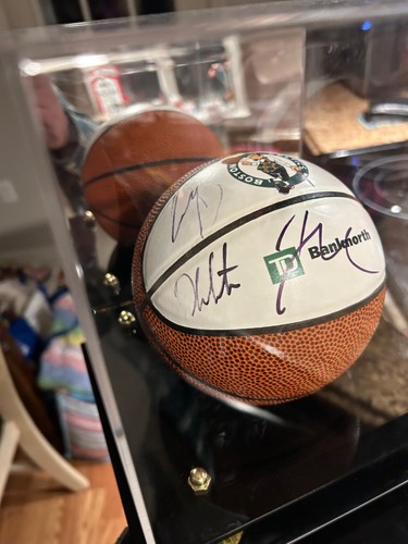 Signed Celtics Mini Basketball . Jayson Tatum, Derrick White, Kristaps Porzingus - Picture 3 of 3