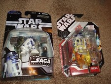 STAR WARS COLLECTABLES 2006  R2-D2 SAGA COLLECTION  &  R2-D2 30TH ANNIVERSAY