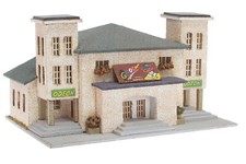 RS #6450 Odeon Lichtspielhaus Kino Rudolf Spitaler 50er Holz alte Modellbahn 800