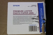 Epson Premium Luster Photo Paper 44"x100' S042083  BRAND NEW! SEALED! S450424