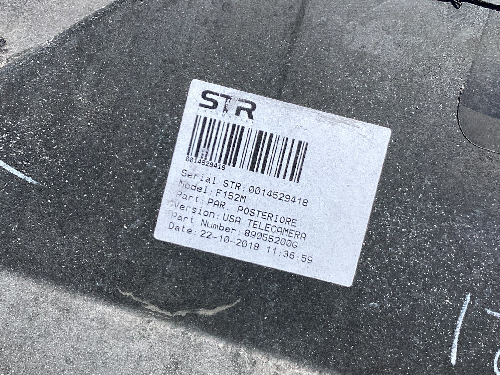 Ferrari 812 REAR Bumper Carbon Fiber OEM Factory NON-DAMAGED