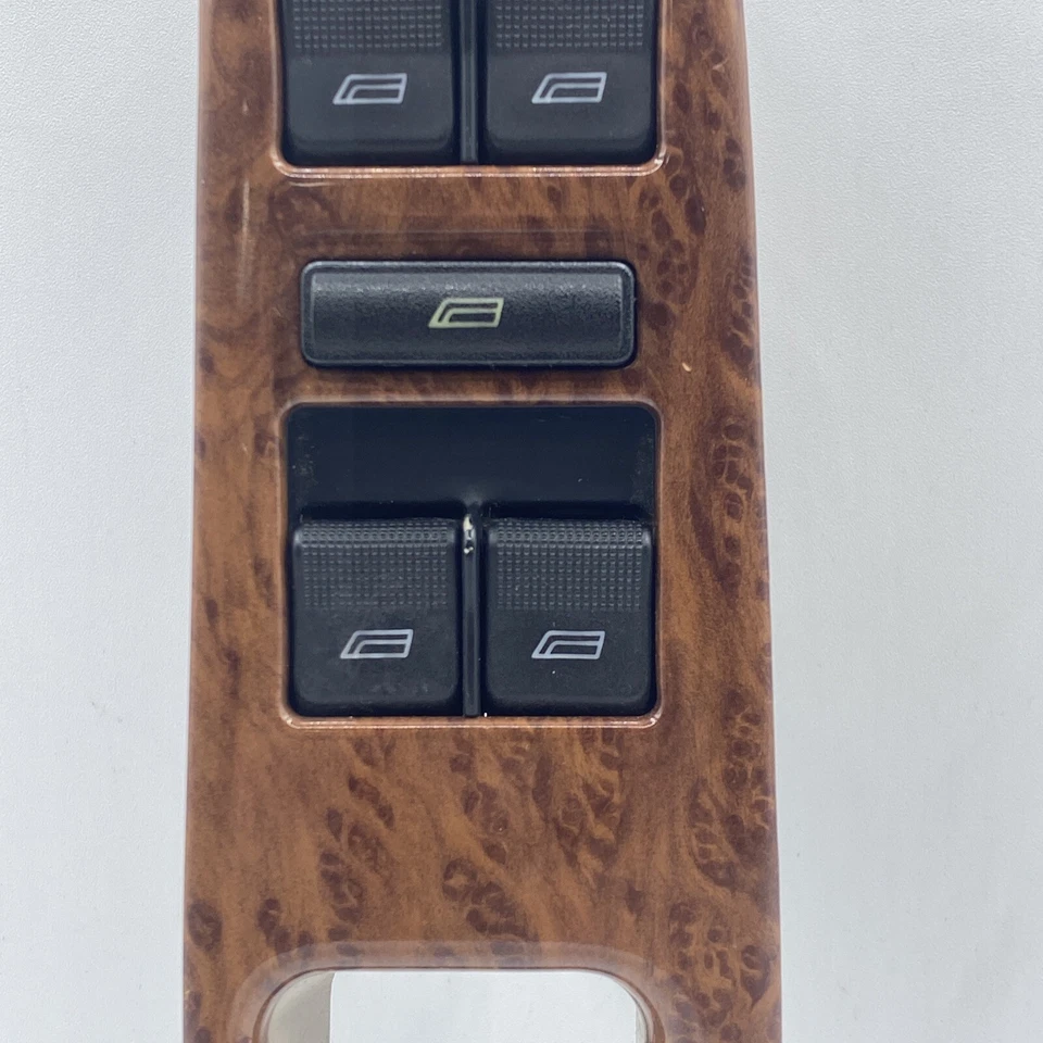 Audi A8 1999 interruptor de ventana eléctrica moldura de madera ZSB4D1959517 Foto 4 de 4