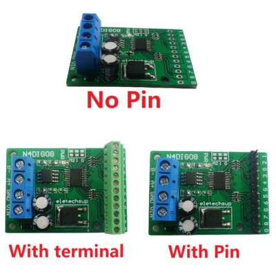 8ch Input/Output UART RS485 Modbus RTU Controller PLC Expansion board for MEGA