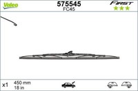 Valeo 575545 Wischblatt FüR Skoda Smart Ssangyong Passend FüR Subaru Suzuki