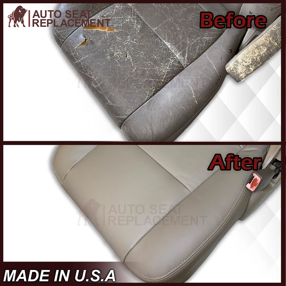 Cubierta de asiento de repuesto de cuero tostado para Toyota Tundra 2000 2001 2002 2003 2004 Foto 2 de 4