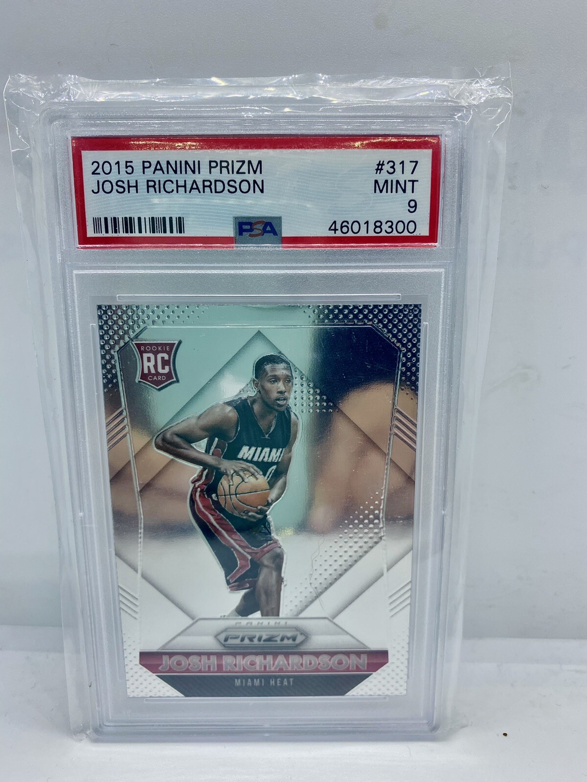 2015 Panini Prizm Josh Richardson ROOKIE RC #317 PSA 9 Mavericks 📈📈