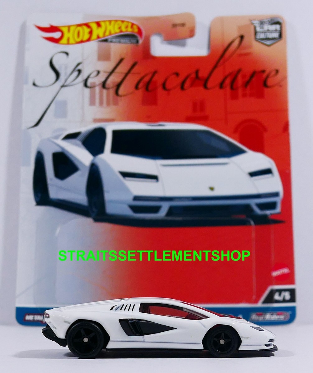 HOT WHEELS 2023 SPETTACOLARE LAMBORGHINI COUNTACH LPI 800-4 WHITE