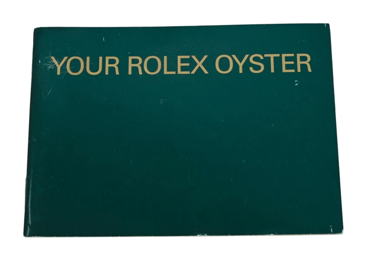 Rolex Watch Manuals, Guides & Catalogs 2000-2009 Year Manufactured 