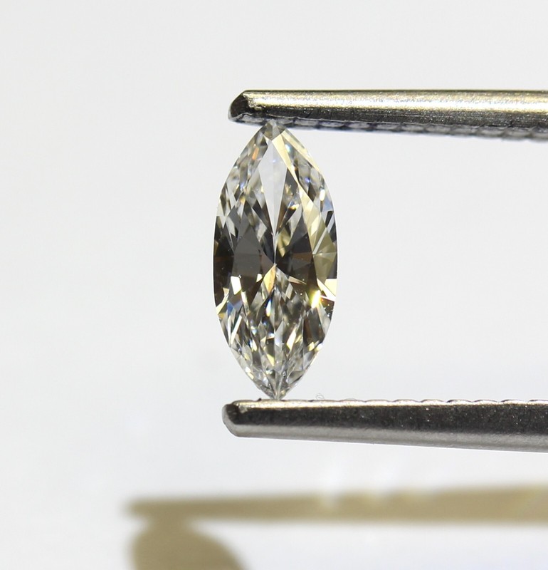 GIA certified loose .36ct SI1 G marquise cut diamond vintage estate Natural