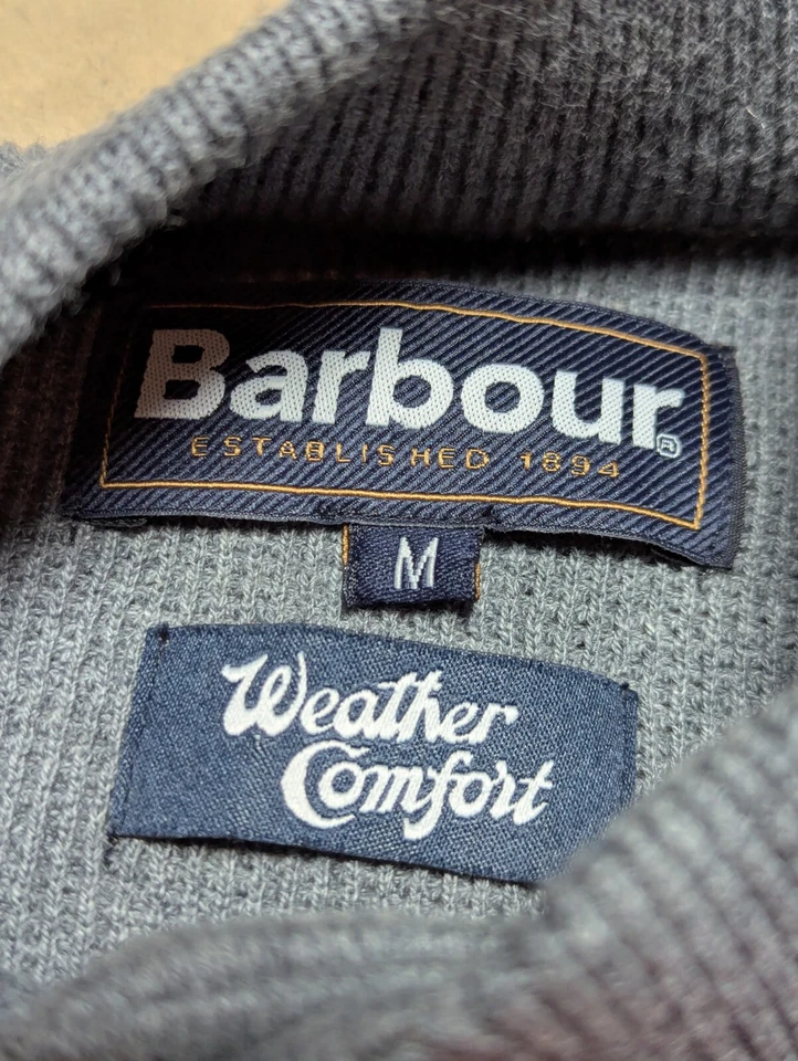 Chaleco Barbour Para Hombres Medio Clima Cómodo Esencial Chaleco Carbón Snap Foto 3 de 4