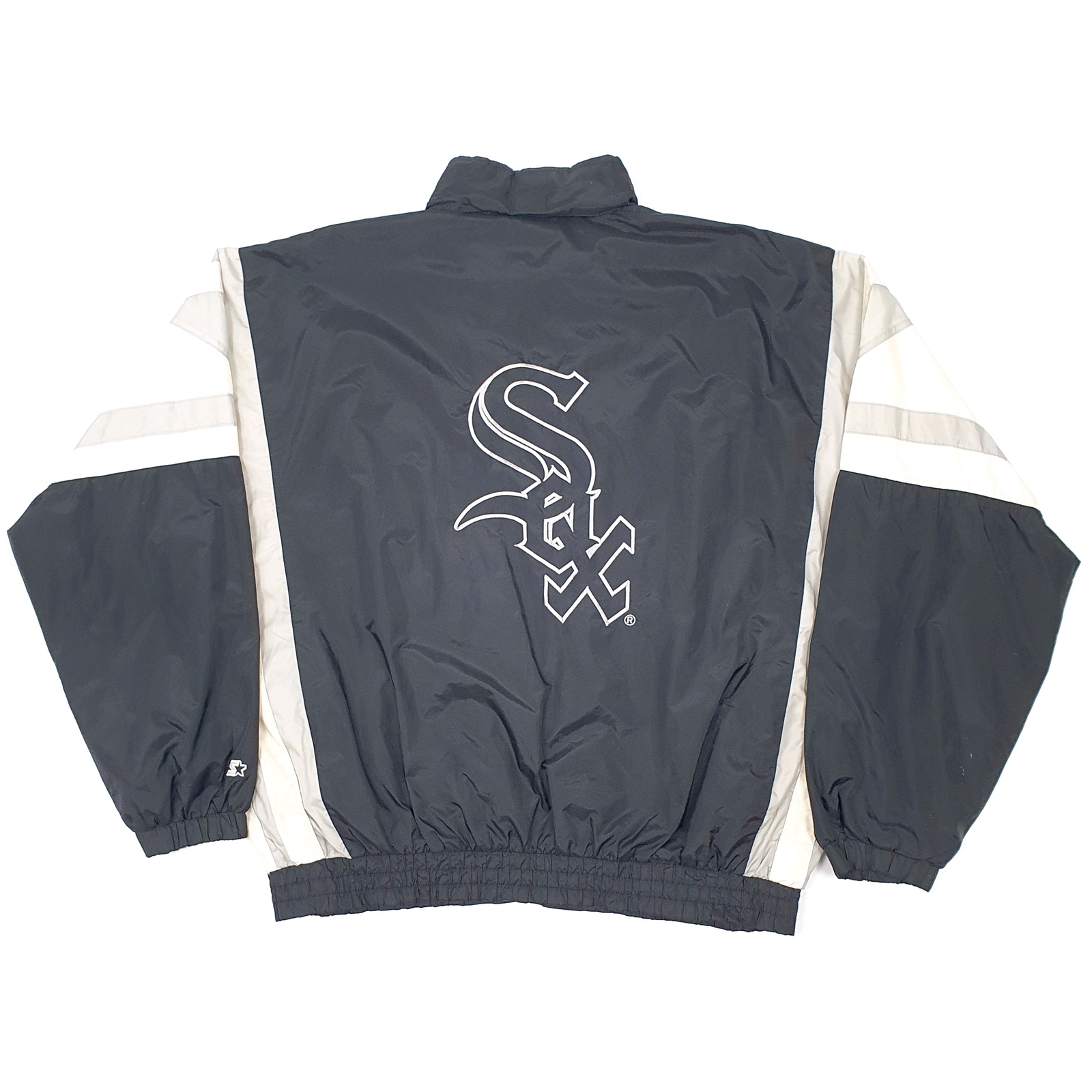 STARTER Windbreaker Jacket Coat MLB Chicago White Sox Vintage Mens XXL image 4