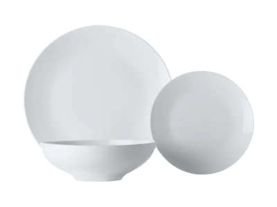 Maxwell Williams White Basics Tribeca Coupe Dinner Set 12pc Gift Boxed