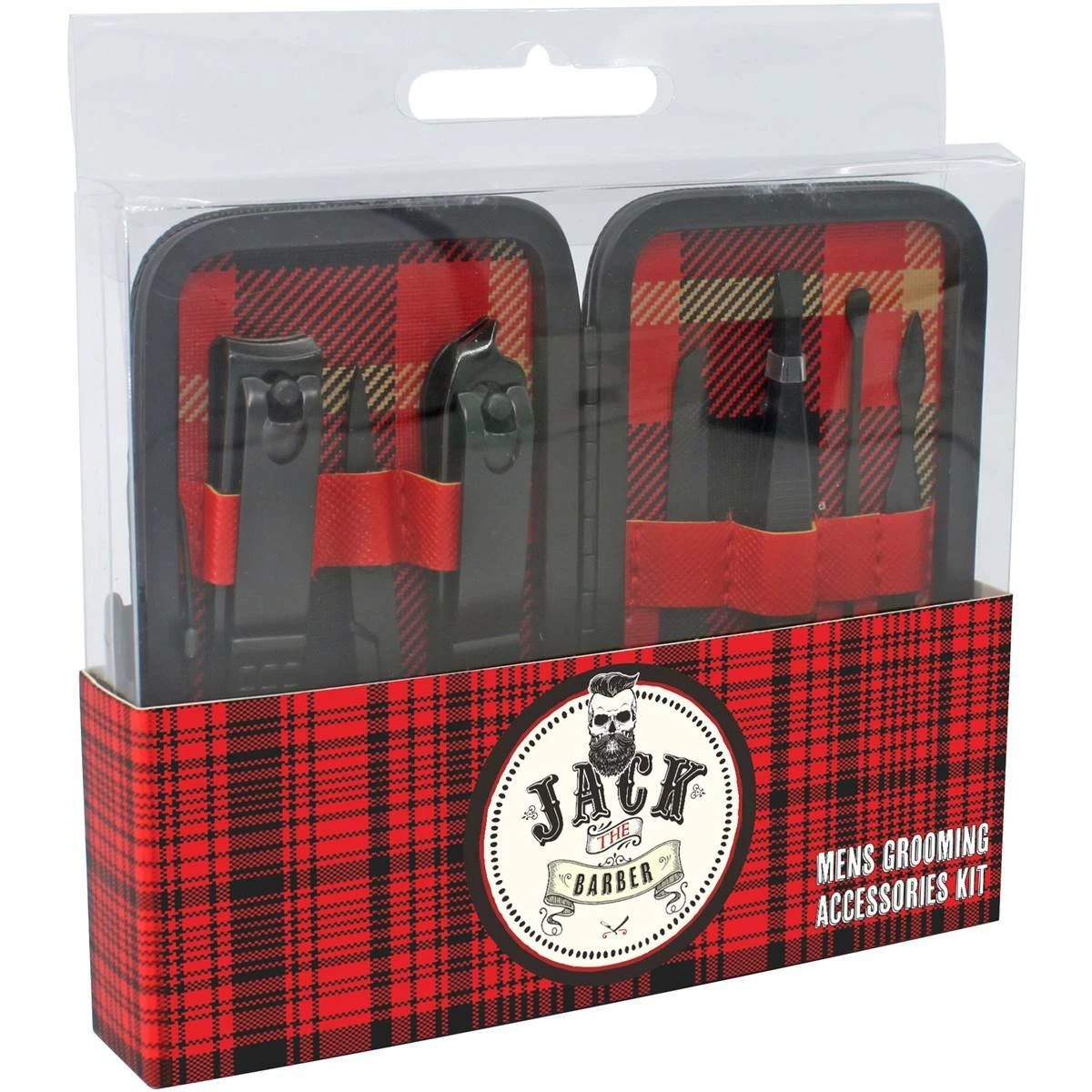 Jack The Barber Grooming Accessories and Manicure Kit for Men