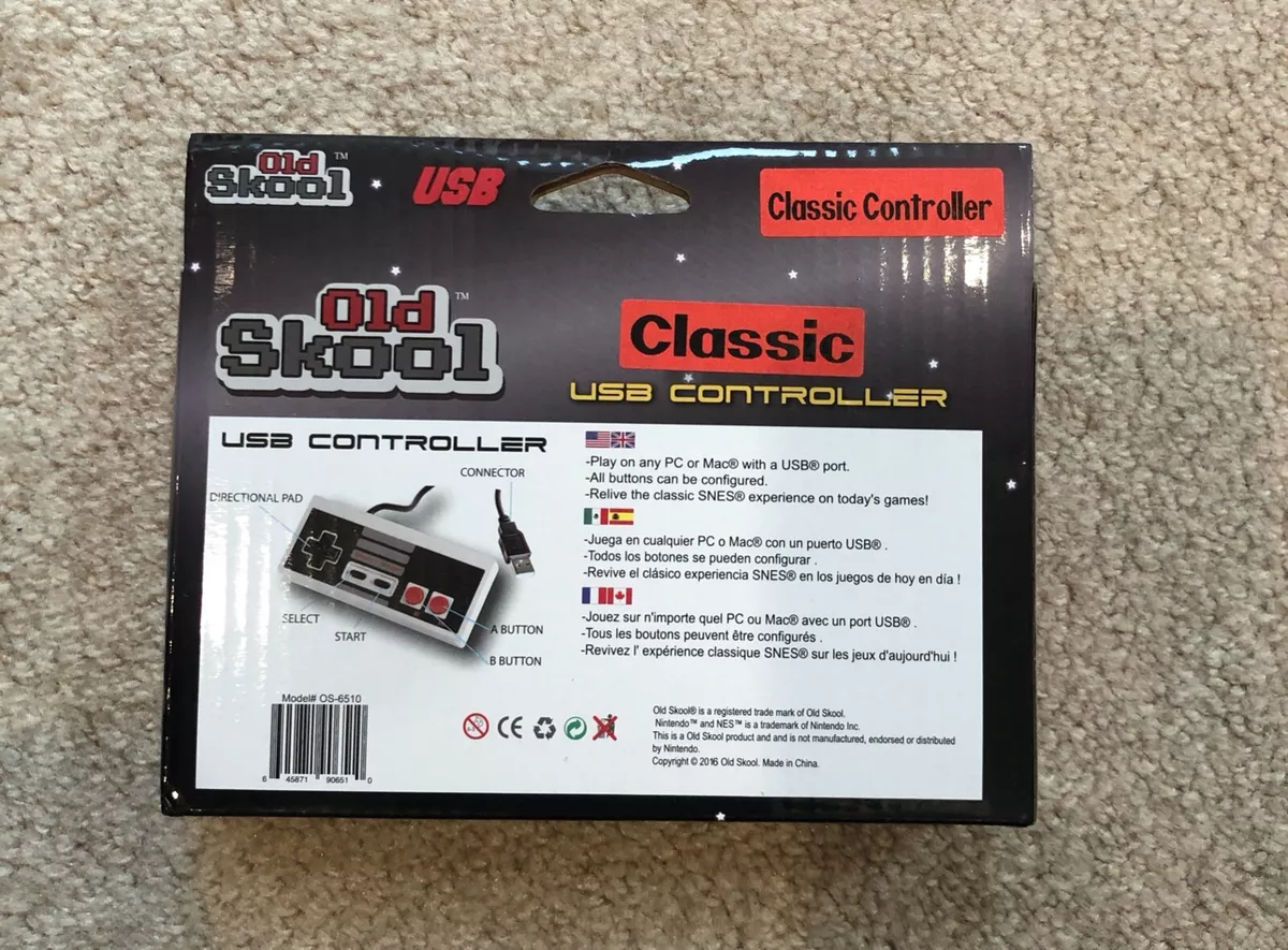 Old skool 2024 snes usb controller