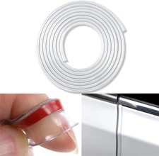 Door Edge Guards, 16FT Clear Universal Multifunction Door Tr Size: 16FT Clear