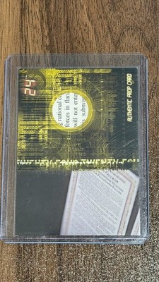 2008 Artbox 24 Twenty Four Season 5 Props #P3 Arms Treaty /190