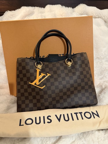 Louis Vuitton Damier Ebene Riverside Preloved Dust bag Box Authenticity Cert