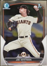 2023 Bowman Draft #BDC-98 Joe Whitman Chrome Baseball VG