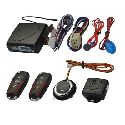 #ad Car Alarm System with Remote Start kit amp; Push to Engine Start Stop Button $65.88