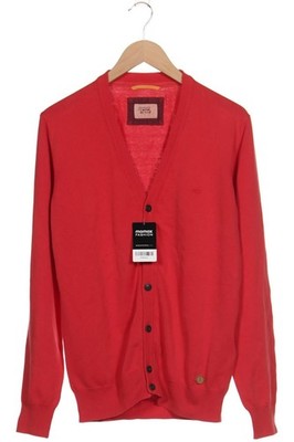 camel active Strickjacke Herren Cardigan Jacke Gr. M Baumwolle Rot #kn6iaum