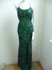 Primavera Couture emerald green sequin prom/homecoming/formal dress
