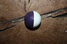 VINTAGE PURPLE AND WHITE PING GOLF BALL