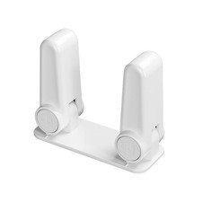 White Childproof Door Lock with 8.9 cm Length and Secure ABS Construction