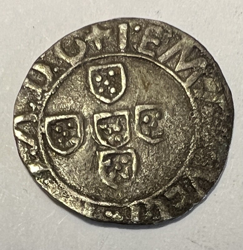 Portugal 🇵🇹 1/2 Vintém  10 Reais 1495 D Manuel I Silver Lot 1456