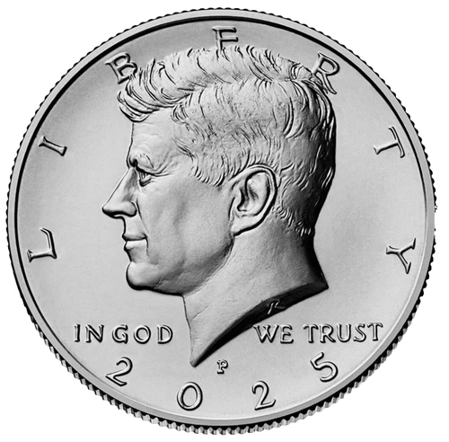 2024-2025 P & D Kennedy Half Dollars (4 coins) UNCIRCULATED Holiday Gift idea