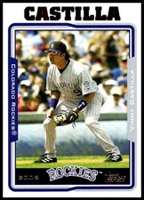 2005 Vinny Castilla Topps BASEBALL #28 Colorado Rockies