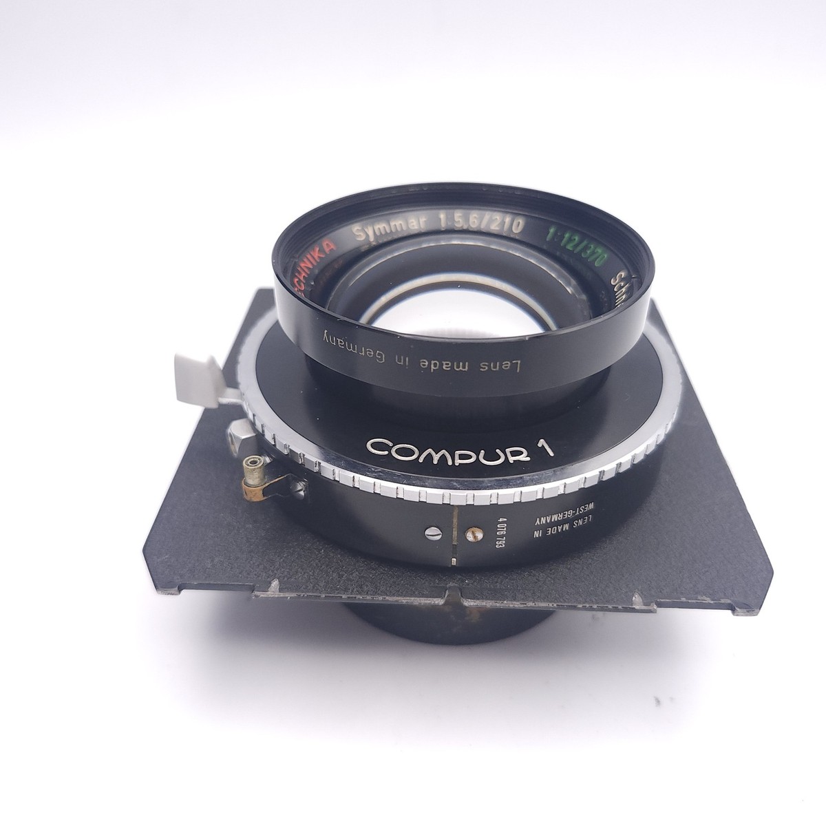 Exc+4] Schneider Kreuznach Symmar 210mm F/5.6 370mm F/12 Lens From
