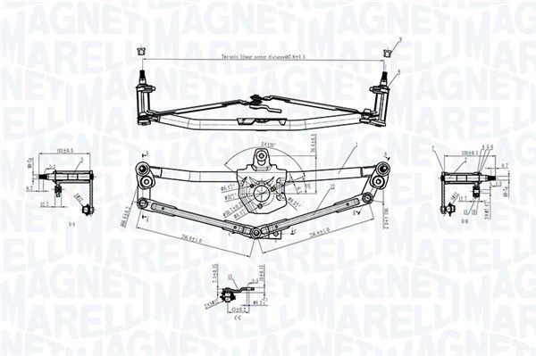 Magneti Marelli WischergestäNge 085570190010 FüR Audi Skoda VW Seat-image