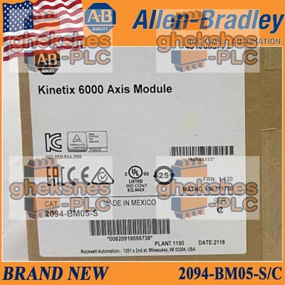 New Original 2094-BM05-S KINETIX 6000 AXIS MODULE 400/460V 40A SER A 1PCS