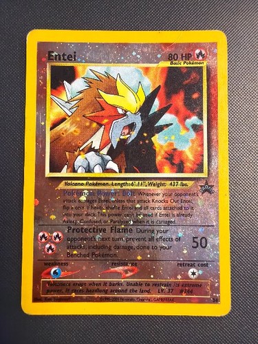 Entei 34 Wizards Black Star Promos Promo Holo MP Pokemon TCG