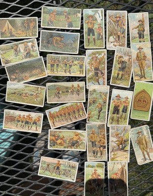 1911 Imperial Tobacco of Canada Boy Scouts (Lot of 26 Cards) Various Condition