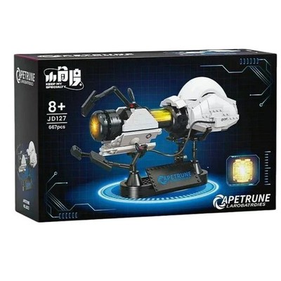 Portal Gun Aperture Science 667 Stück Baustein Set Portal Videospiel
