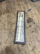 Vintage Visible Gas Pump Numbers Pricer Tax Price Sign Holder Parts Dibco USA