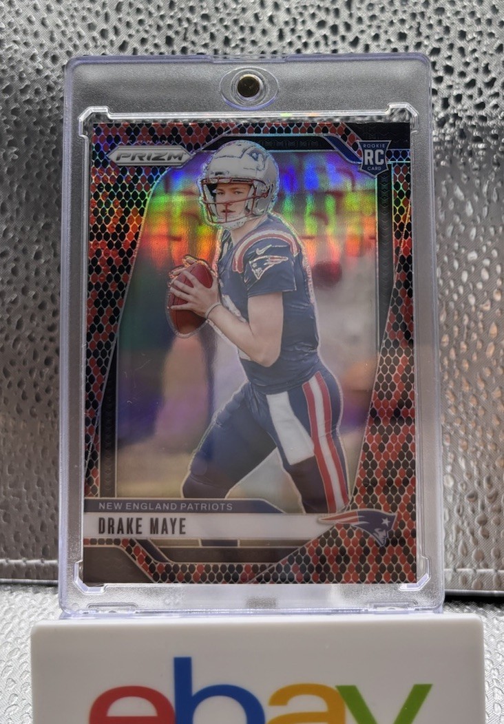 2024 Panini Prizm #329 DRAKE MAYE Rookie SNAKESKIN Prizm SSP