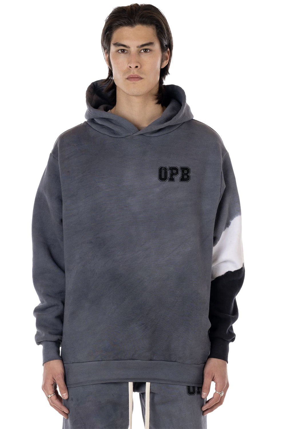 Оригинальная мужская толстовка Cambridge Stripe Arm Hoodie в мягкой обложке с капюшоном X-Large Grey NWT 4890₽