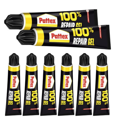 Alleskleber, Universalklebstoff, Reparaturkleber von Pattex 100% GEL 8 x 8g