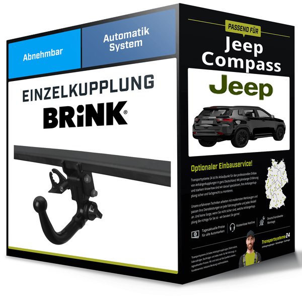 Abnehmbare AnhäNgerkupplung FüR Jeep Compass 08.2017-Jetzt Typ Mp, MV Brink NEU-image