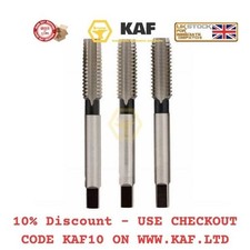 BSF TAP SET OF 3 - 3/16 1/4 5/16 3/8 7/16 1/2 5/8 3/4 7/8 1 INCH KAF