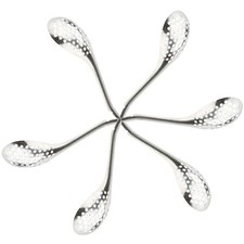 6 Pcs Cucchiai Da Caviale Cucchiaio Di Servizio D'argento