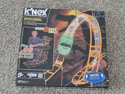 Knex Raptors Revenge ROLLER COASTER Building set 51432 COMPLETE