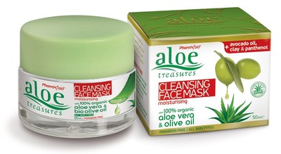 Aloe Treasures Avocado Cleansing Face Mask - 50ml