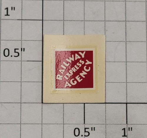 Calcomanía soluble en agua Lionel 6572-012 Railway Express Agency coche refrigerado | Zustand: New