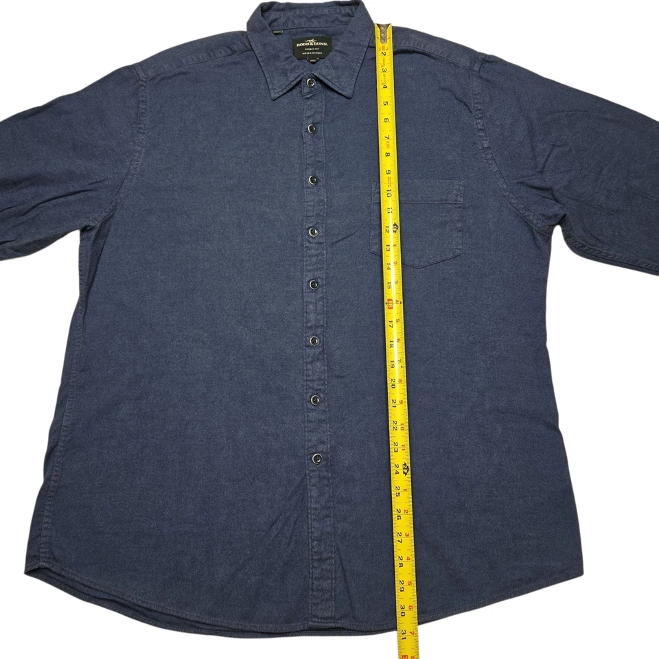 Rodd and Gunn Shirt Mens 2XL Blue Sports Fit Flannel Button Up Long Sleeve - Image 4 of 4