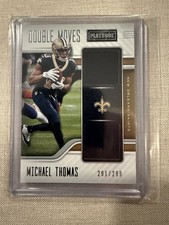 Panini 2021  game worn jersey card Michael Thomas #’d /299 Saints